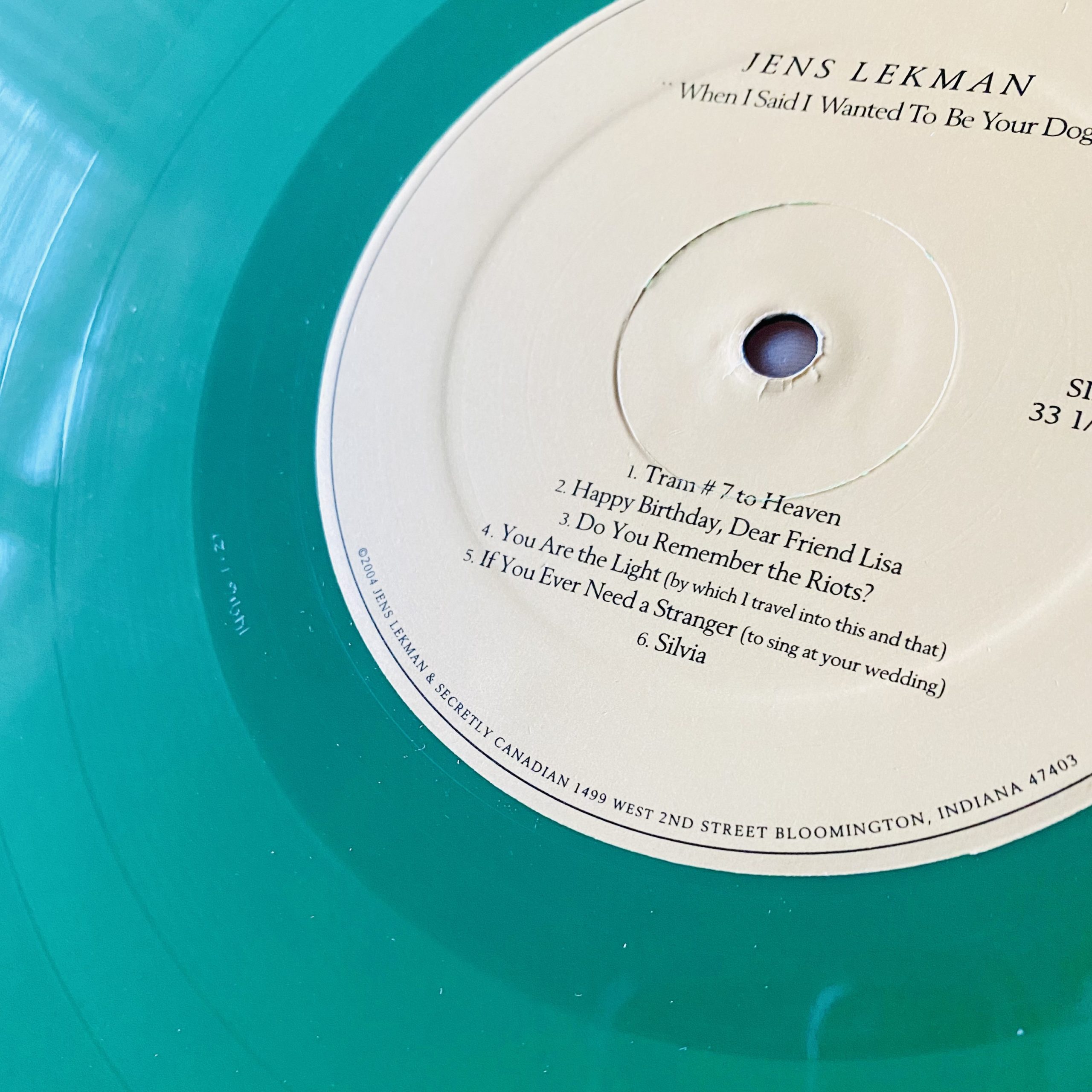 jens lekman wanted to be your dog green