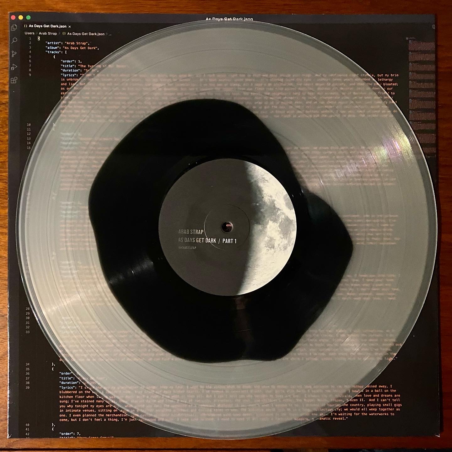 Arab Strap As Days Get Dark Vinyl
