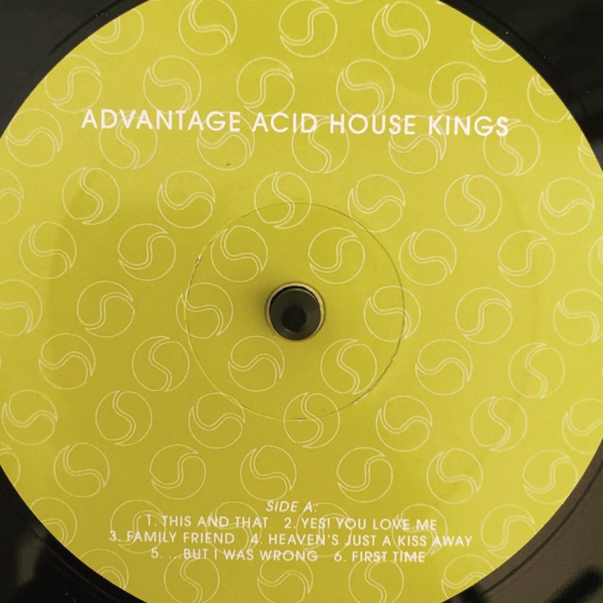 Advantage Acid House Kings Vinyl Label
