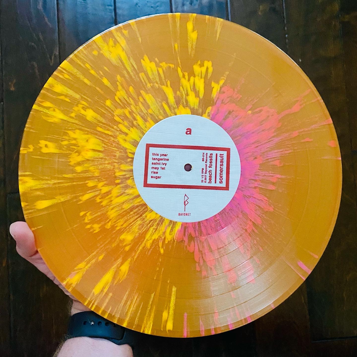 Beach Fossils Somersault Tangerine Swirl Vinyl