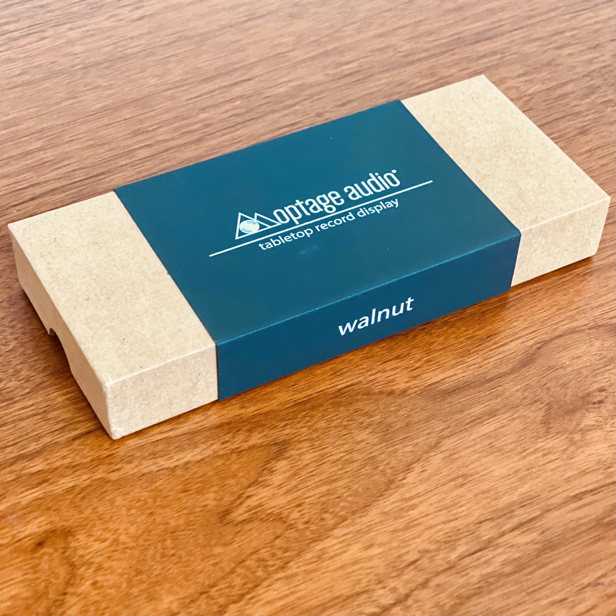 Optage Audio Tabletop Record Display Packaging