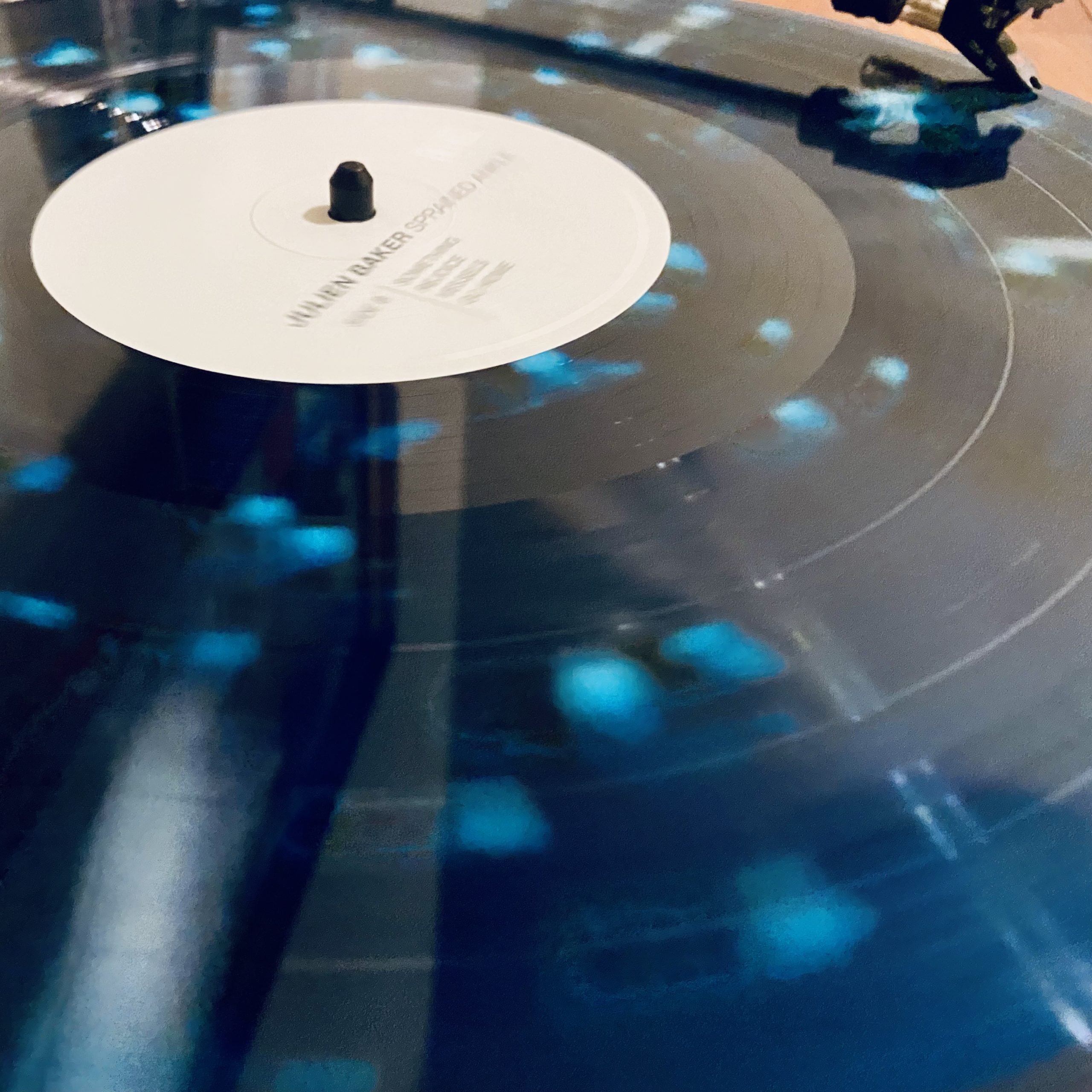 julien baker blue with baby blue and black splatter vinyl